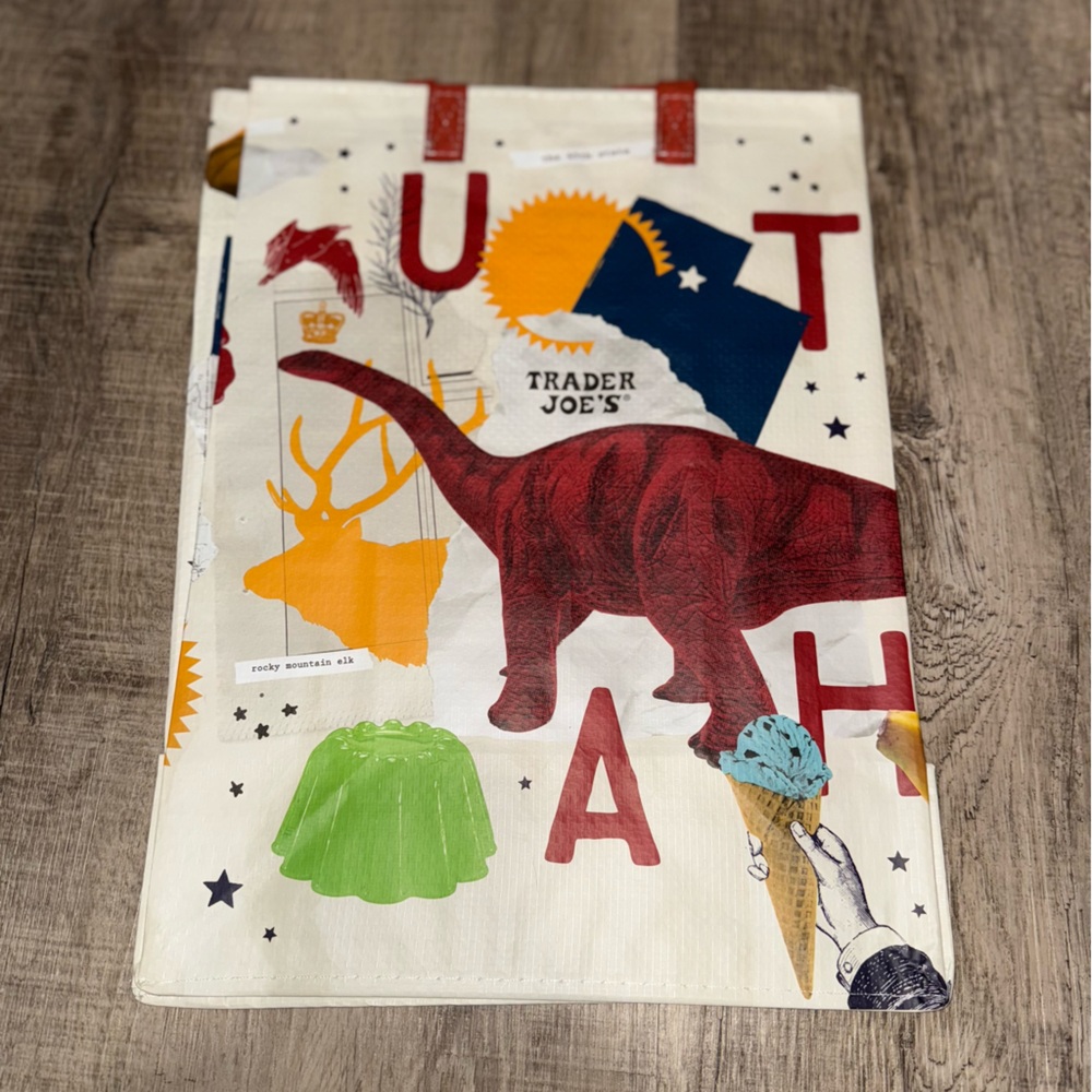 Trader Joe's Utah Reusable Grocery Tote Bag